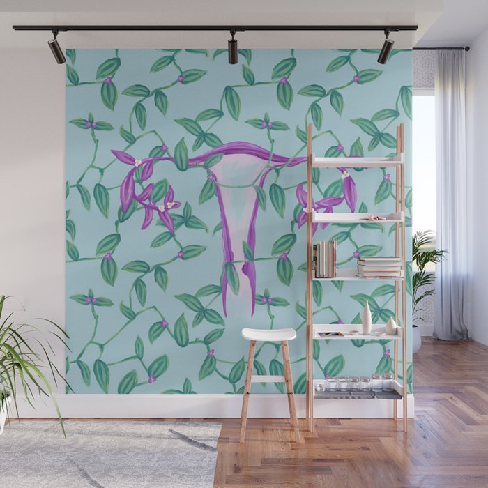 Uterus Entwined Wall Mural