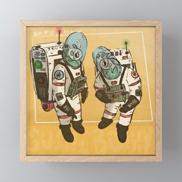 Fishtronauts Framed Mini Art Print