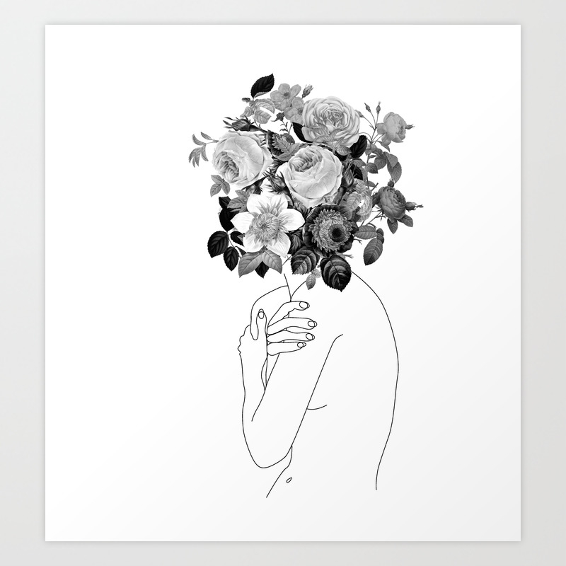 head flower
