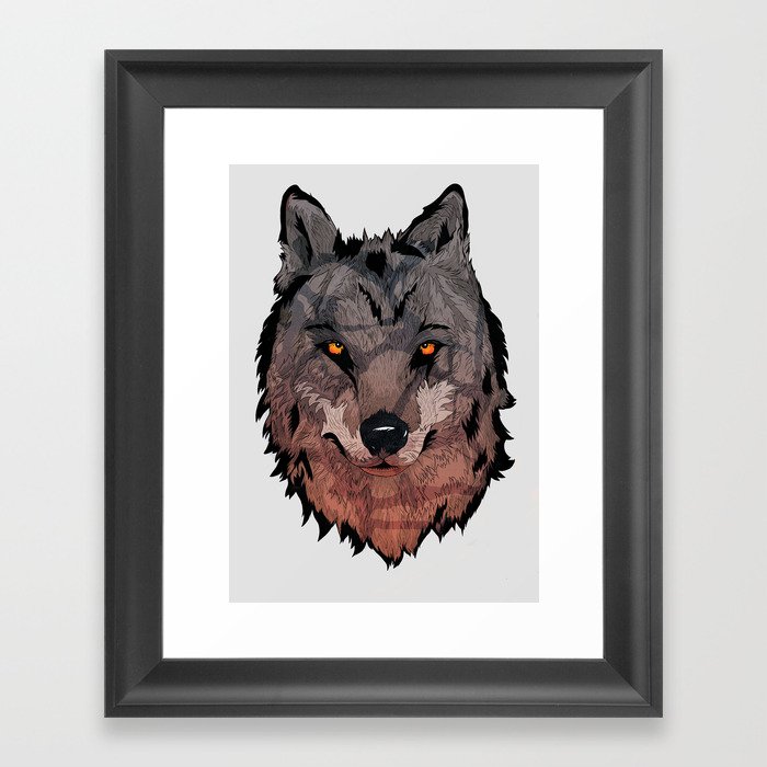 Wolf Mother Framed Art Print