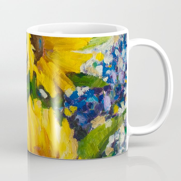Sunflowers Oil Painting Coffee Mug