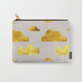 Gold Clouds Carry-All Pouch