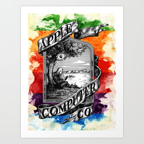 The Apple iVolution Art Print