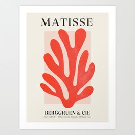Jazz Leaf: Matisse Edition | Mid Century Series Art Print