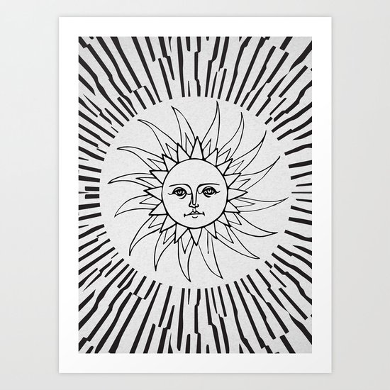 SUN Art Print