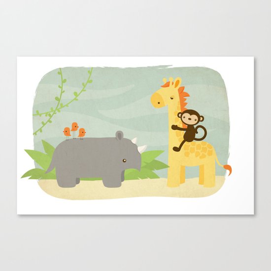 Safari Canvas Print