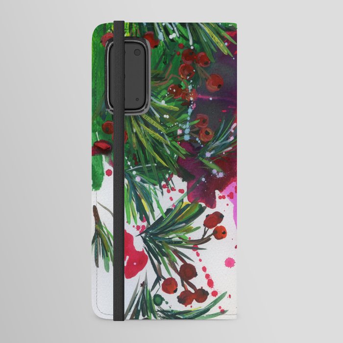 abstract christmas N.o 1 Android Wallet Case