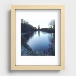 The Frozen Lake Recessed Framed Print