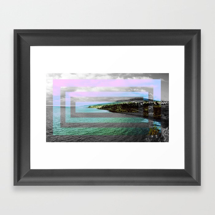 Coastal View Framed Art Print