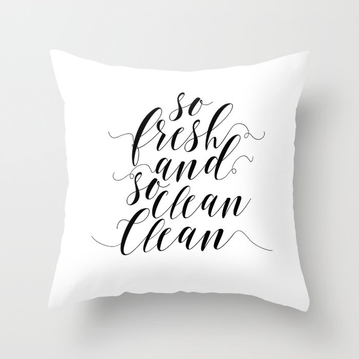 Bathroom Printable Wall Art So Fresh And So Clean Clean Print