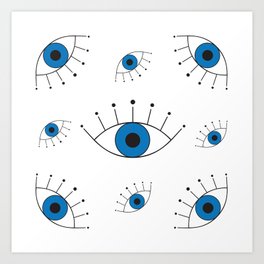 Evil Eye 3 Art Print