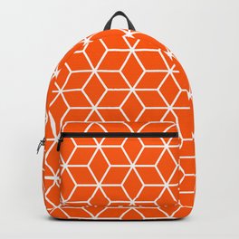 Unapologetic Orange in Cubes Backpack | Cubes, Cube, Design, Graphicdesign, Designs, Minimalist, Minimal, Pattern, Block, Digital 