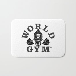 world gym Bath Mat