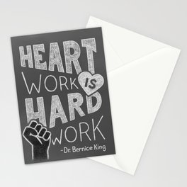 Heart Work Stationery Cards