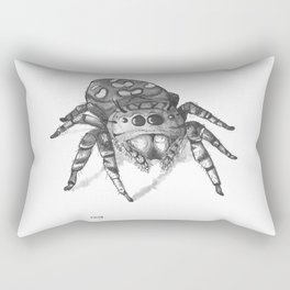 Inktober 2016: Jumping Spider Rectangular Pillow
