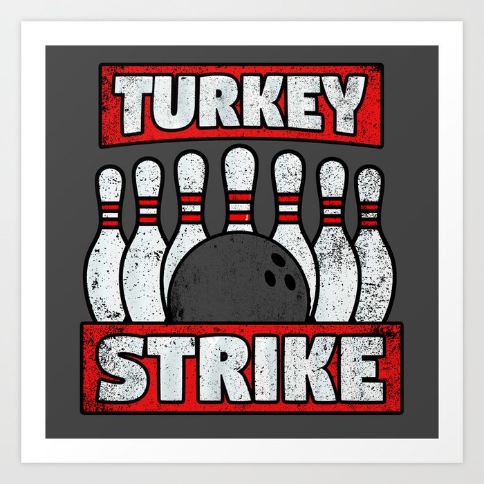 Turkey Strike Art Print