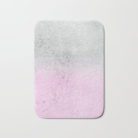 FADING CONCRETE PINK Bath Mat