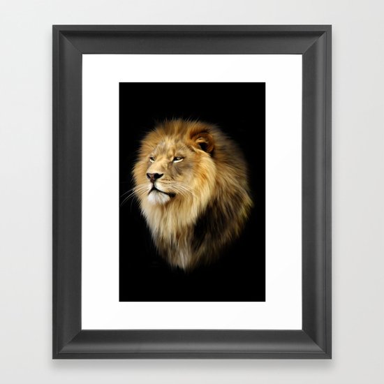 Lion Framed Art Print