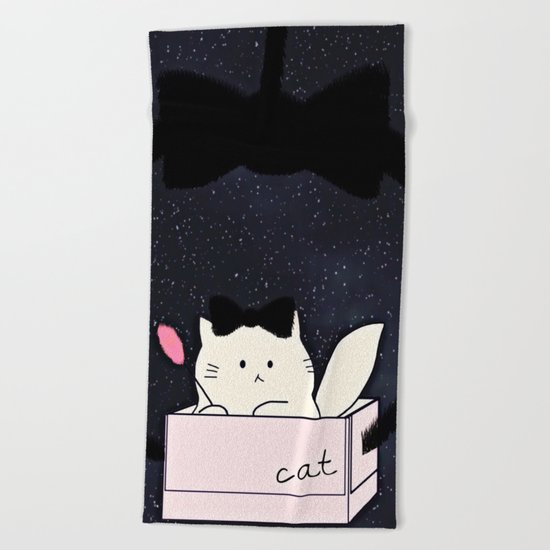 cat-156 Beach Towel