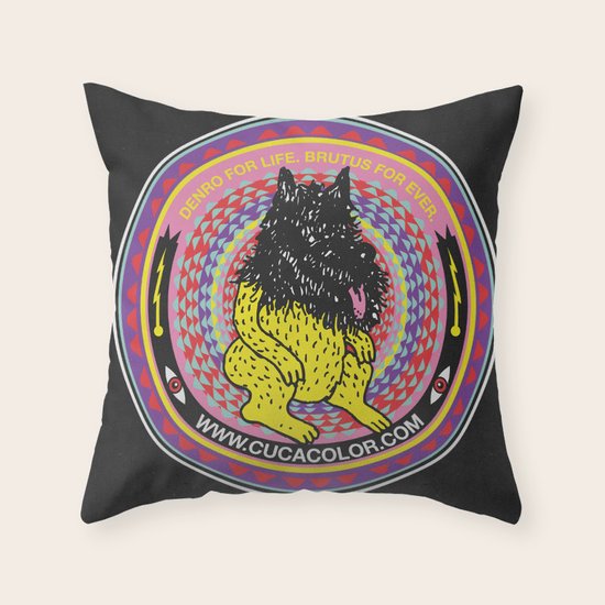 BRUTUS Throw Pillow