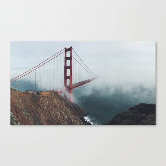 Floating Bridge Canvas Print