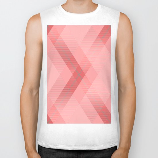 Tartan Pattern 9 Biker Tank