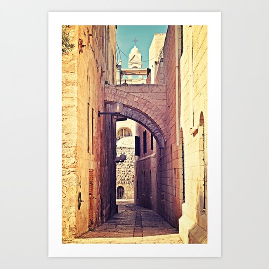 Jerusalem Alley Art Print