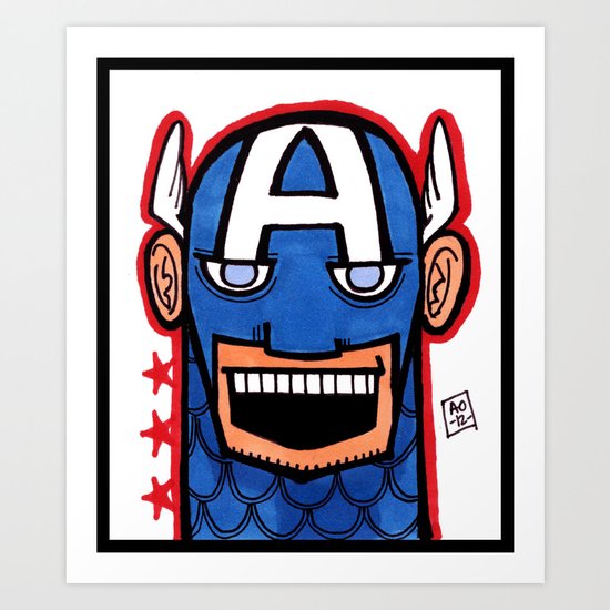 O Cap'n, My Cap'n Art Print