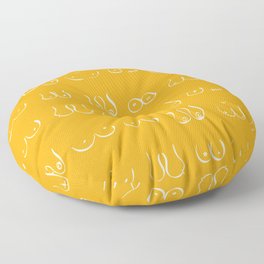 Marigold Boobs Pattern Floor Pillow