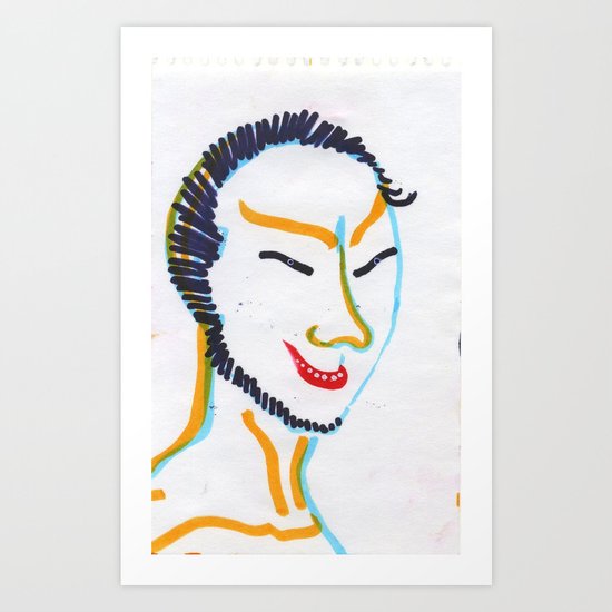 face Art Print
