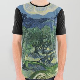Olive Trees by Vincent van Gogh All Over Graphic Tee