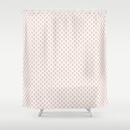 Small Pink Flower Pattern Shower Curtain
