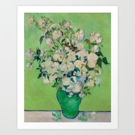 Roses, 1890 by Vincent van Gogh Art Print