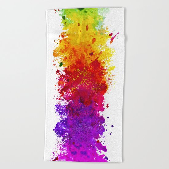 Color me blind Beach Towel