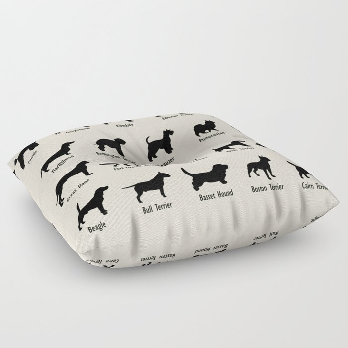 Dog Chart Floor Pillow