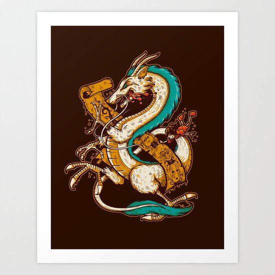 SPIRITED CREST Art Print
