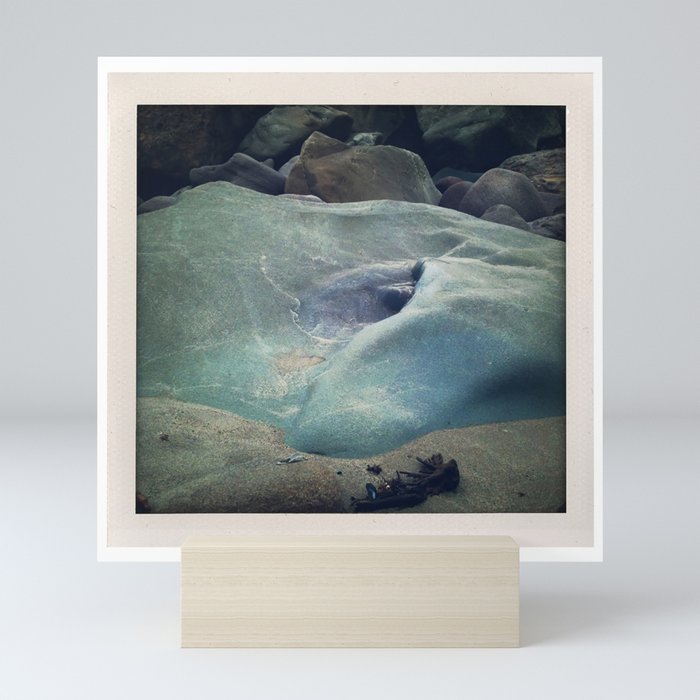 California Coast II -- Beach waves in a rock, photo perfect for a series on your wall!  Mini Art Print