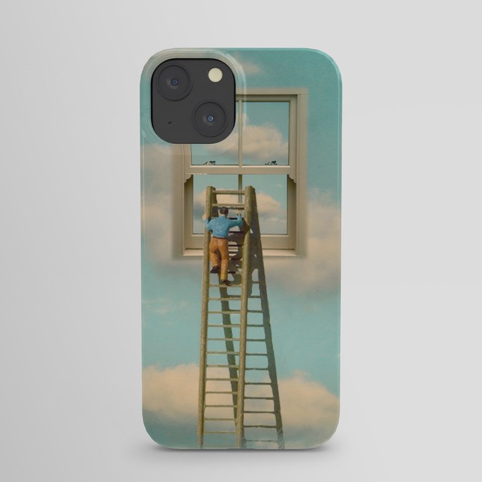 Window cleaner in the sky 02 iPhone Case