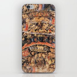 Bartolomeo Di Fruosino - Inferno, from the Divine Comedy by Dante iPhone Skin