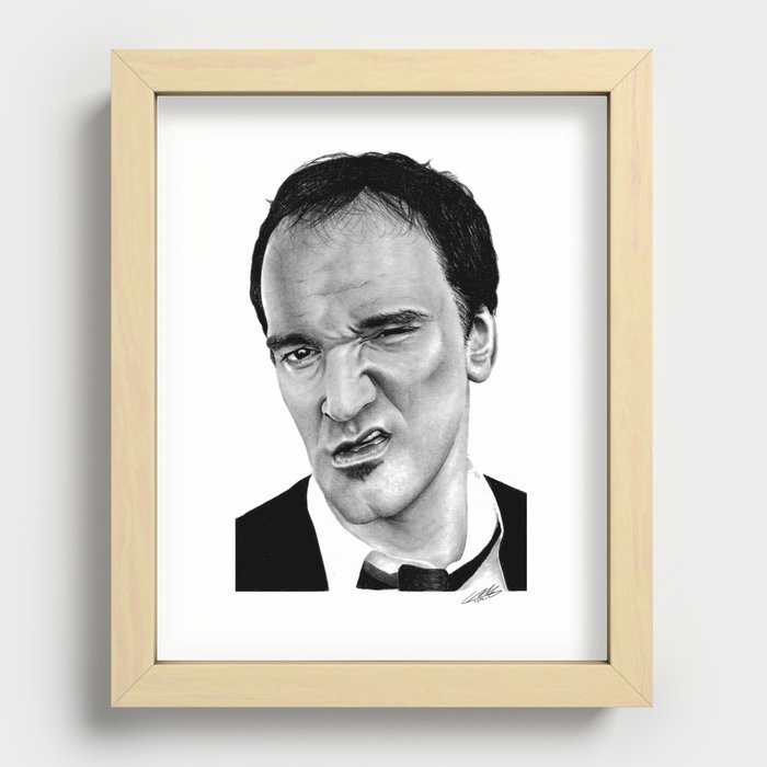 the great Tarantino Recessed Framed Print