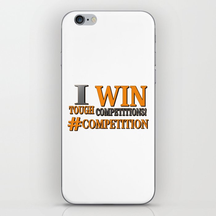 "TOUGH COMPETITIONS" Cute Expression Design. Buy Now iPhone Skin