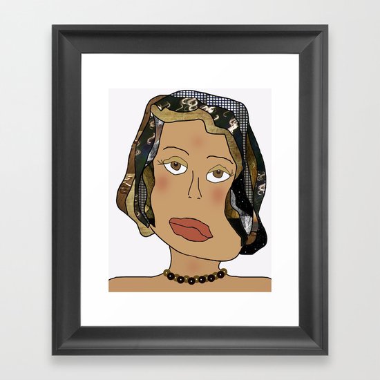 Digital Paper Doll 02 Framed Art Print