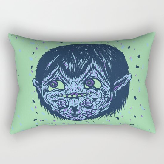 Blue Boy Rectangular Pillow