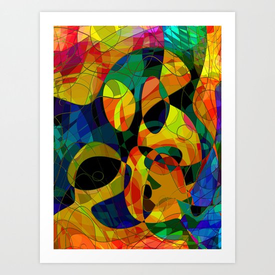 Alien and the Secret Agent Art Print