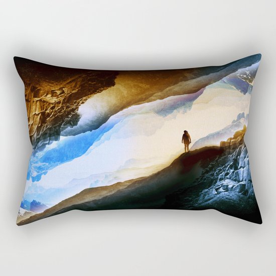 Vision of fire and ice Rectangular Pillow