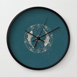 Koi Fish Wall Clock