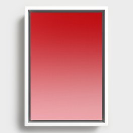 29   Red Gradient Aesthetic 220521 Valourine Digital  Framed Canvas