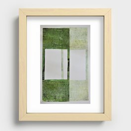 Green Shadow Recessed Framed Print