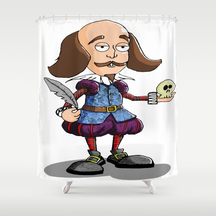 William Shakespeare Shower Curtain
