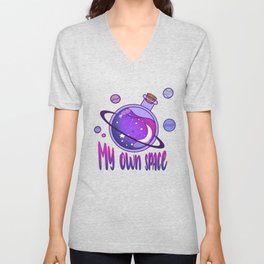 My own space V Neck T Shirt